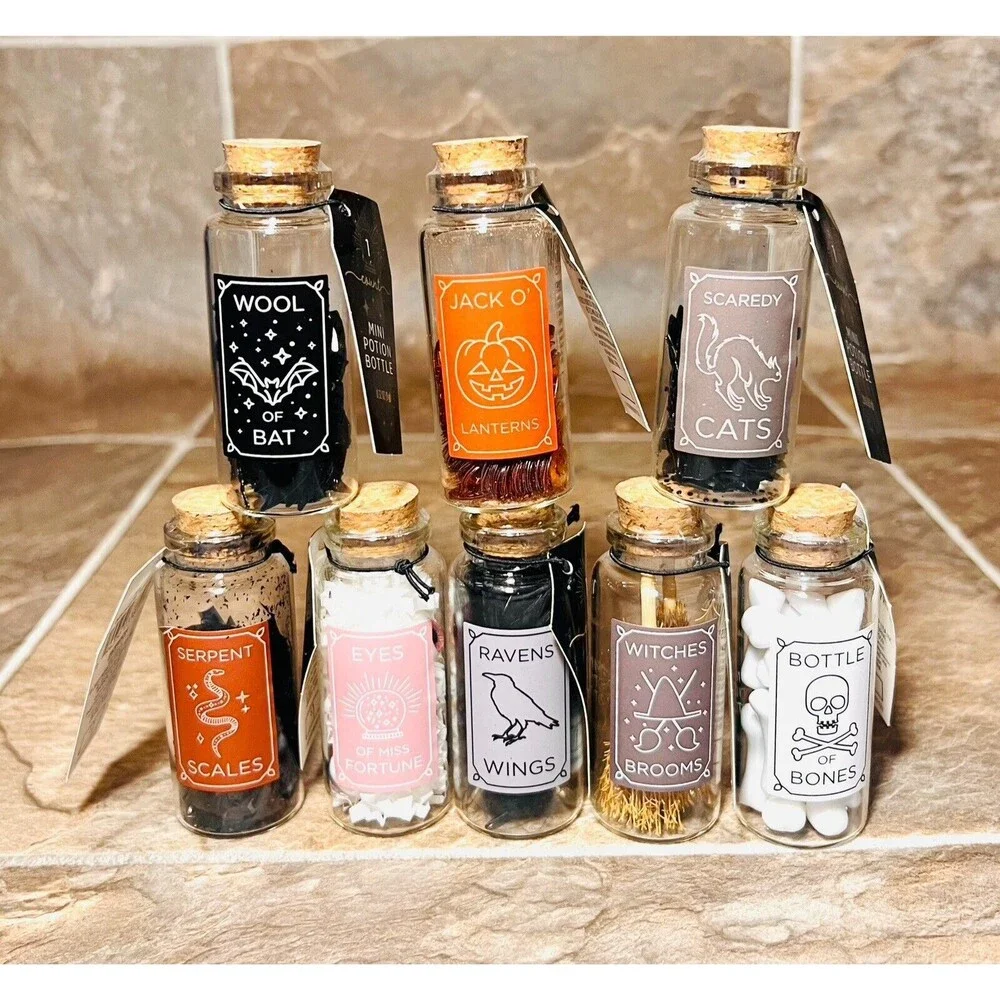 Target Mini Potion Bottles Bullseye Playground Halloween 2023 Complete Set - New